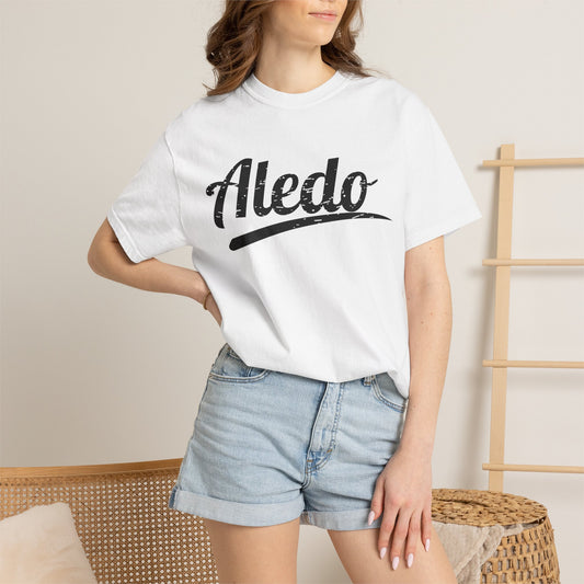 Aledo Bearcats Distressed Signature Tee – Game Day Mom Spirit Shirt