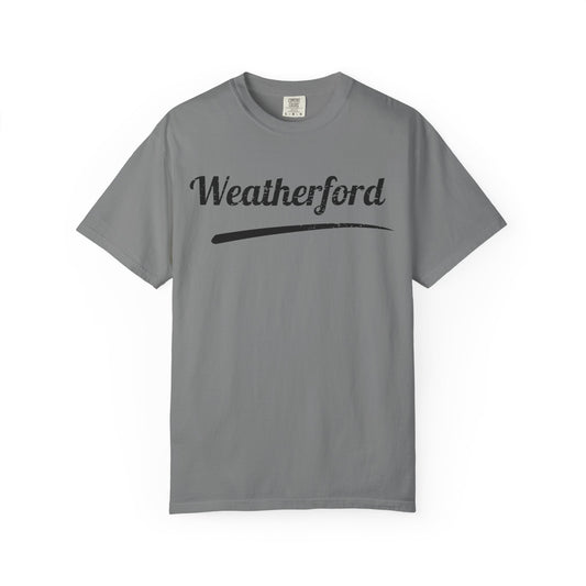 Weatherford Roos Distressed Signature Tee – Game Day Mom Spirit Shirt