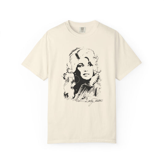 Dolly Tribute Comfort Colors Tee, Vintage Portrait