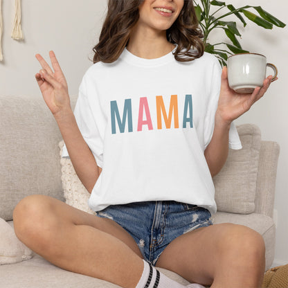Mama Colorblock T-Shirt