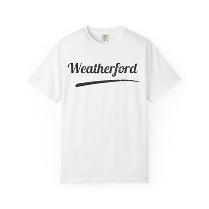Weatherford Roos Distressed Signature Tee – Game Day Mom Spirit Shirt