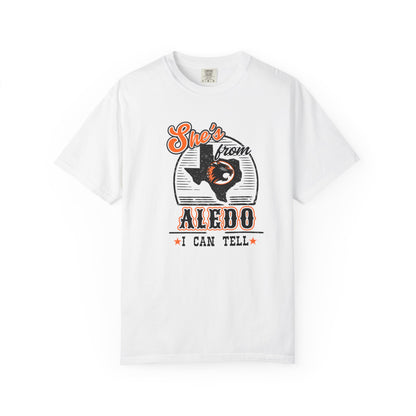 She's From Aledo I Can Tell School Spirit T-Shirt