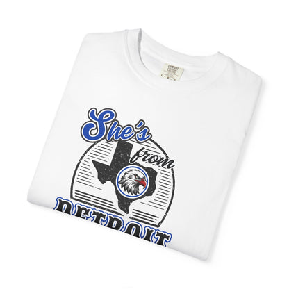 She's From Detroit I Can Tell Tee | Comfort Colors Game Day Shirt