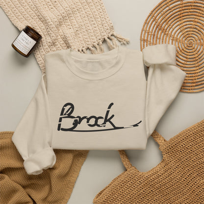 Brock Crewneck Sweatshirt — Classic Script Town Pride Pullover