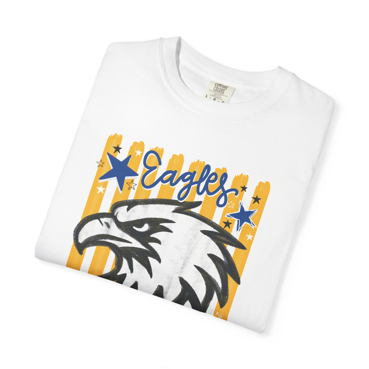 Go Team School Spirit T-Shirt | Comfort Colors Eagles Fan Tee