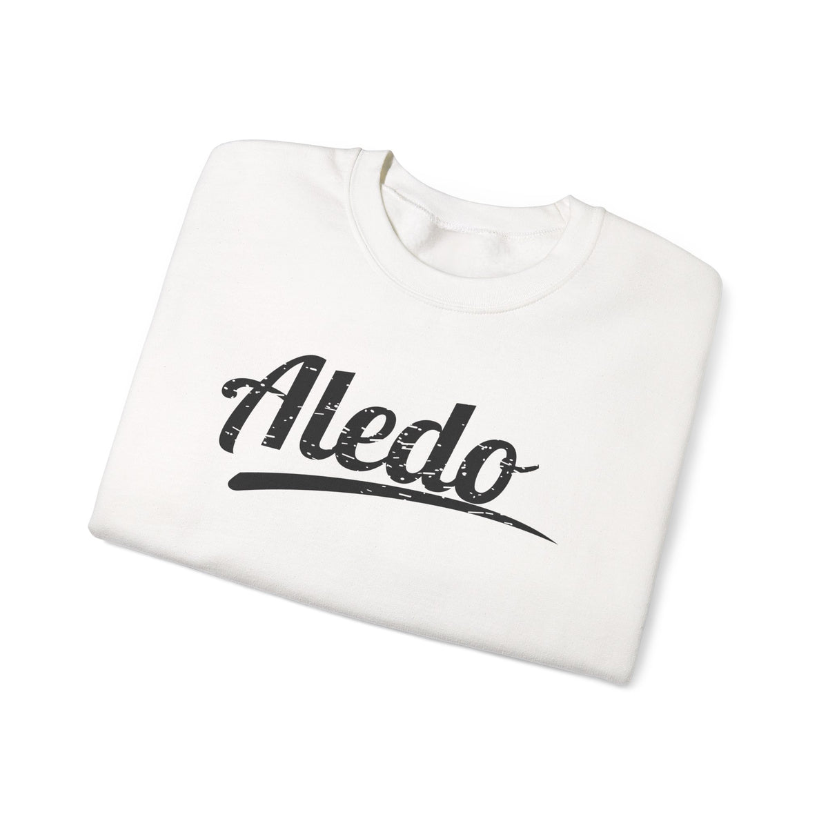 Aledo Crewneck Sweatshirt — Classic Script Town Pride Pullover