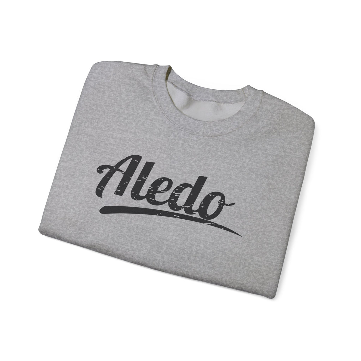 Aledo Crewneck Sweatshirt — Classic Script Town Pride Pullover