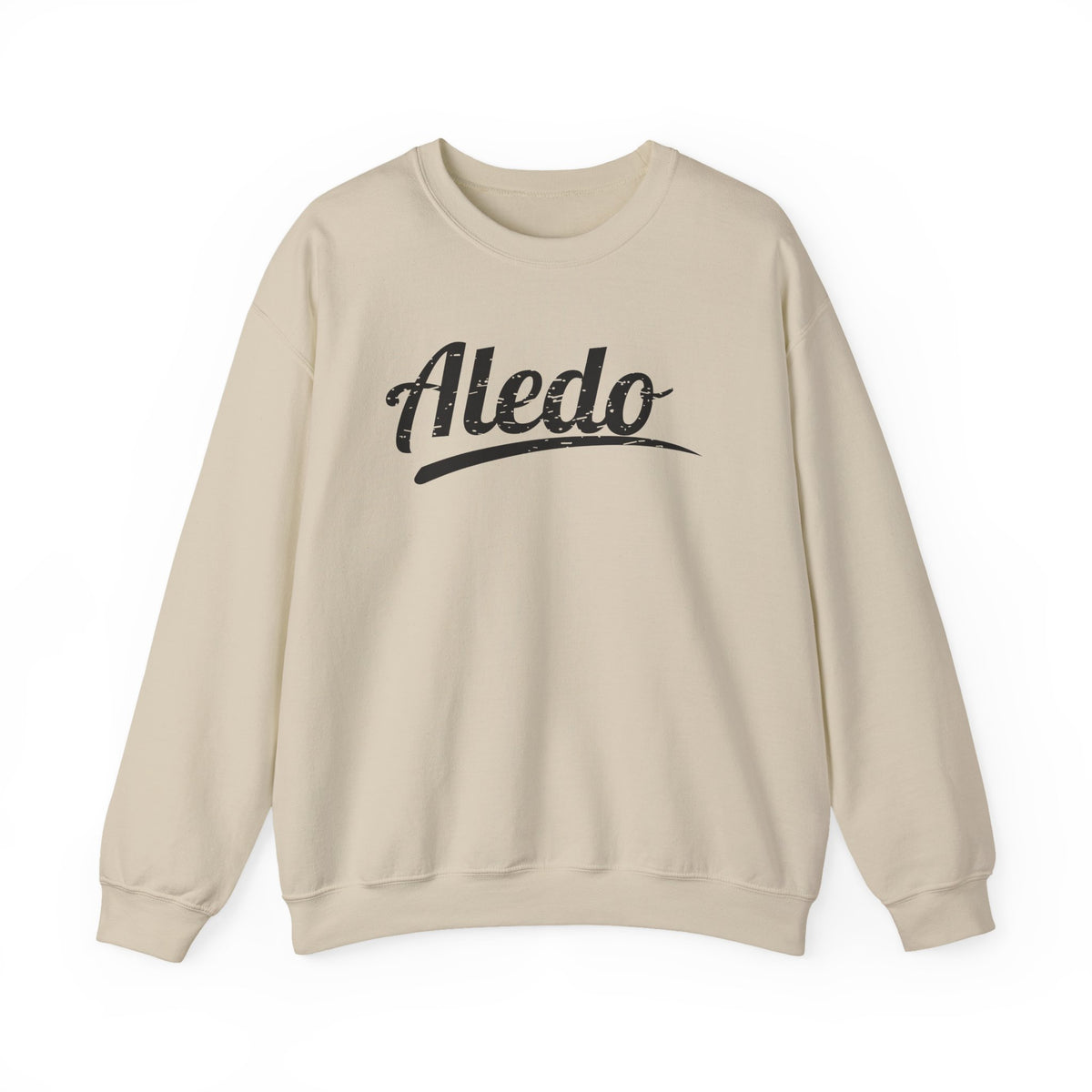 Aledo Crewneck Sweatshirt — Classic Script Town Pride Pullover