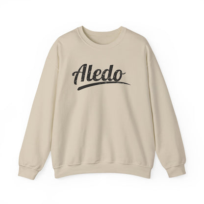 Aledo Crewneck Sweatshirt — Classic Script Town Pride Pullover