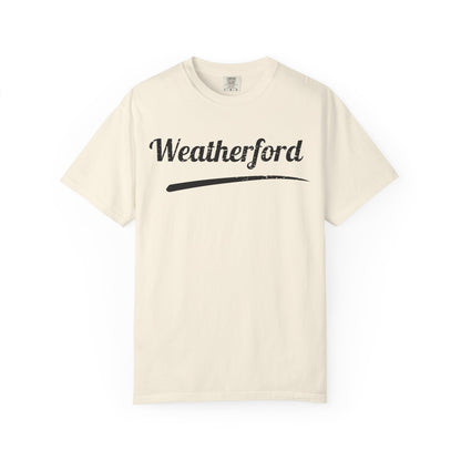 Weatherford Roos Distressed Signature Tee – Game Day Mom Spirit Shirt