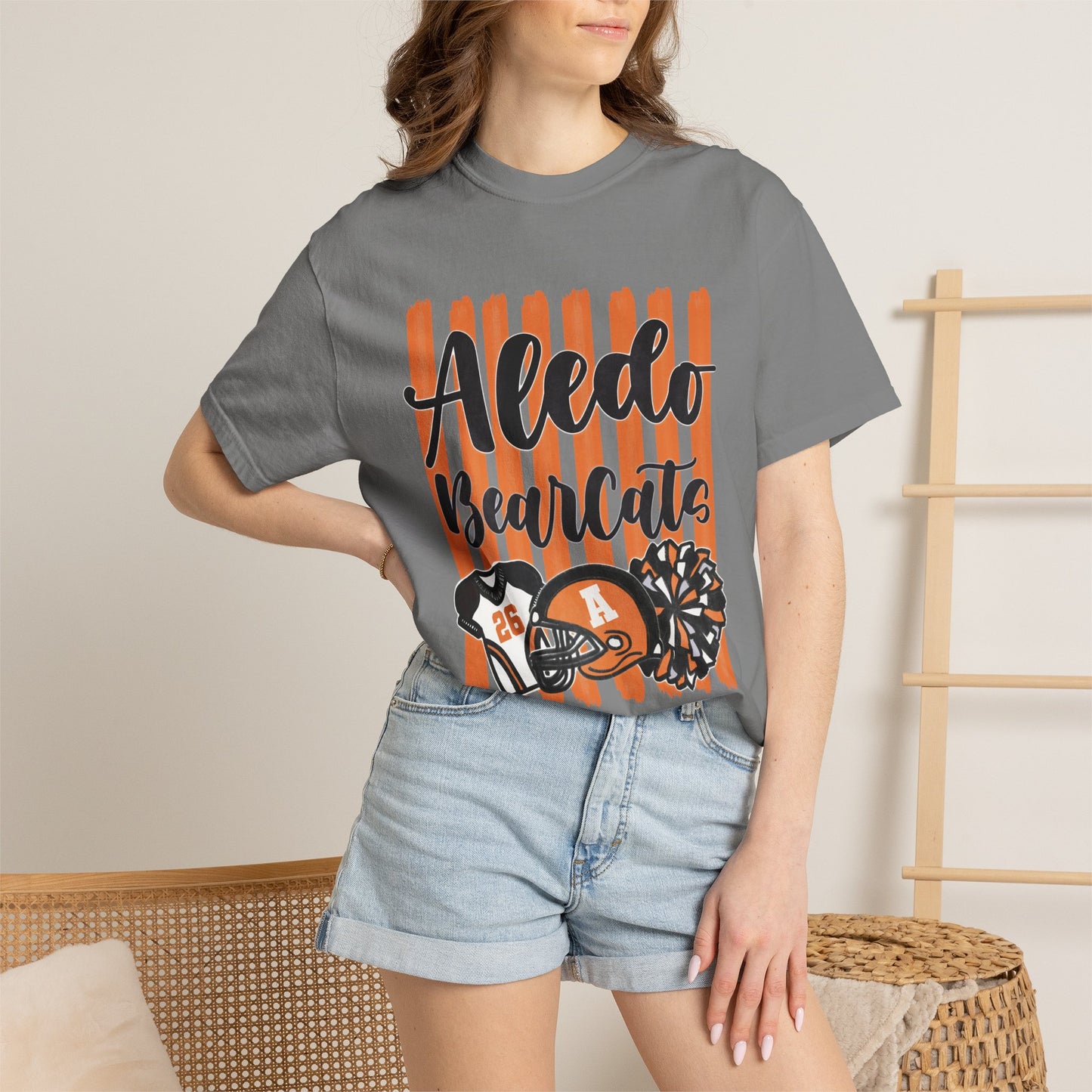 Aledo Bearcats Cheer Football School Spirit T-Shirt
