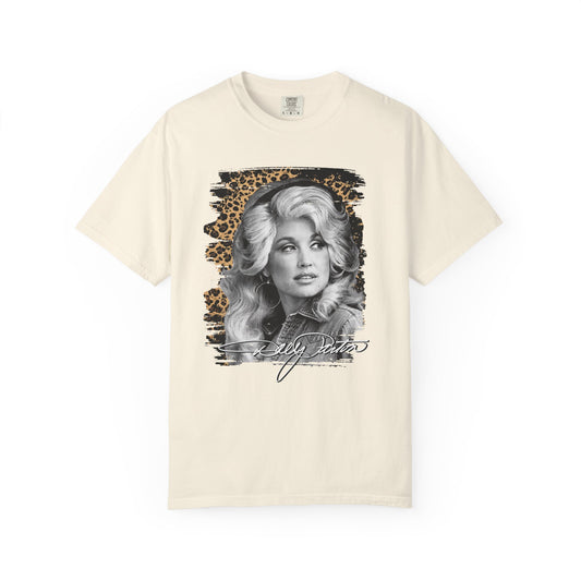 Dolly Tribute Signature T-Shirt, Vintage Portrait