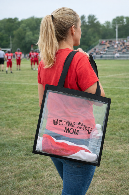 Game Day Mom Tote | Stadium Canvas Tote
