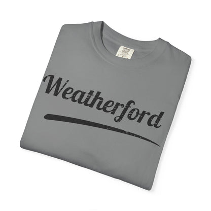 Weatherford Roos Distressed Signature Tee – Game Day Mom Spirit Shirt
