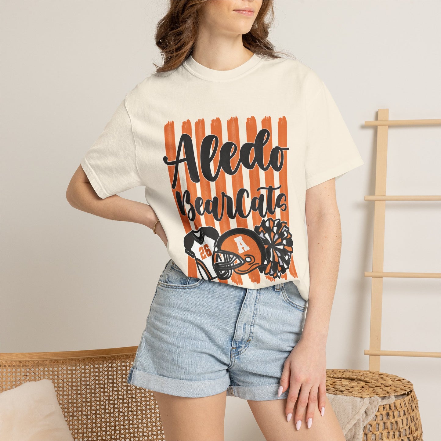 Aledo Bearcats Cheer Football School Spirit T-Shirt