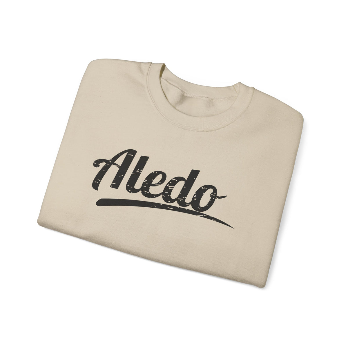 Aledo Crewneck Sweatshirt — Classic Script Town Pride Pullover