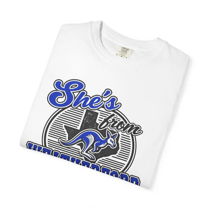 She's From Weatherford I Can Tell Tee | Comfort Colors Game Day Shirt