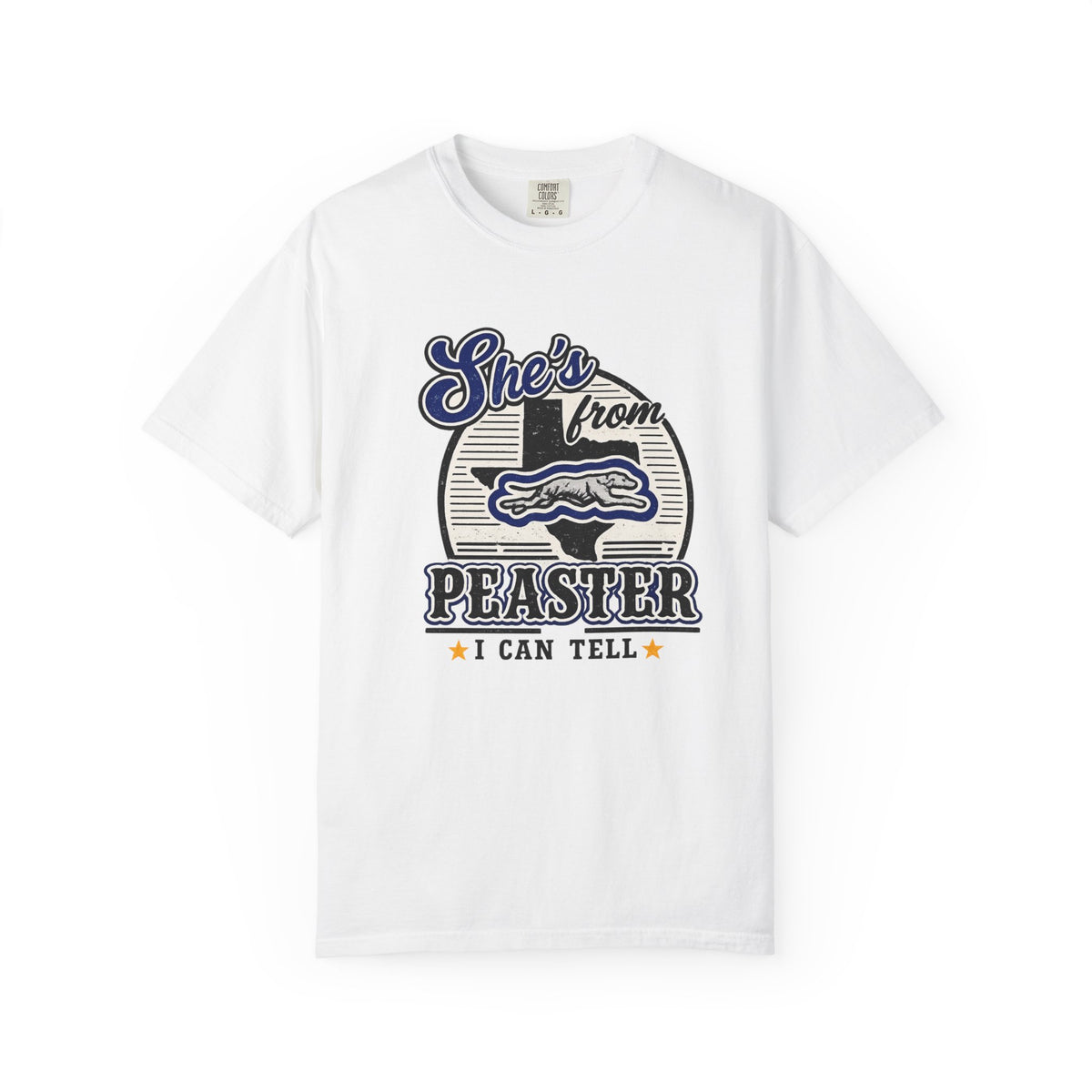 She's From Peaster I Can Tell Tee | Comfort Colors Game Day Shirt