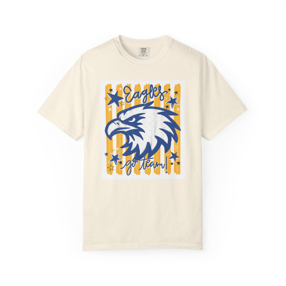 Eagles Go Team T-Shirt | Comfort Colors Fan Tee