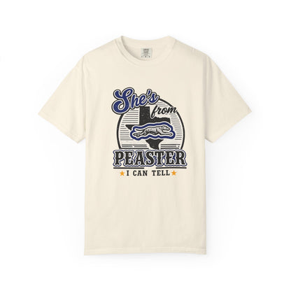 She's From Peaster I Can Tell Tee | Comfort Colors Game Day Shirt