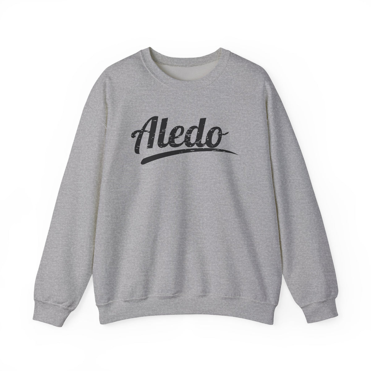 Aledo Crewneck Sweatshirt — Classic Script Town Pride Pullover