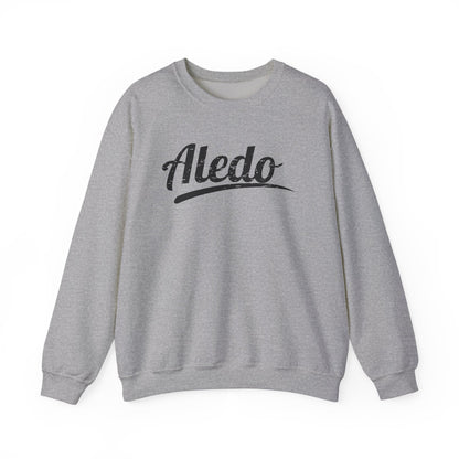 Aledo Crewneck Sweatshirt — Classic Script Town Pride Pullover
