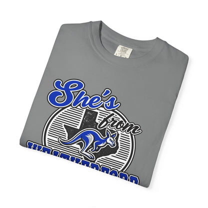 She's From Weatherford I Can Tell Tee | Comfort Colors Game Day Shirt