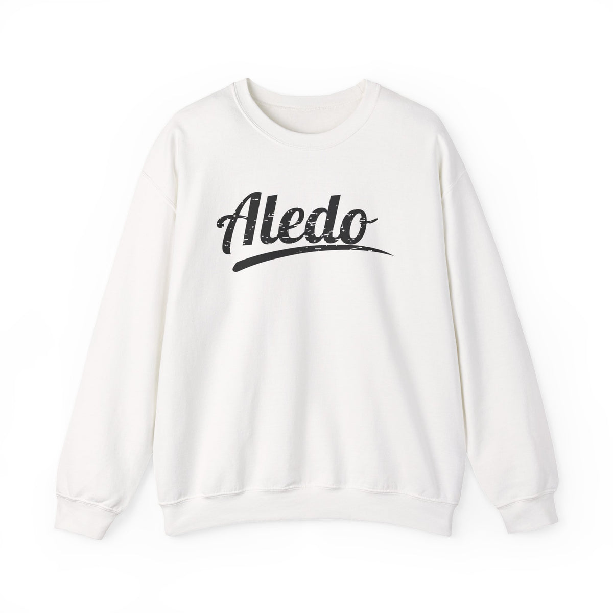 Aledo Crewneck Sweatshirt — Classic Script Town Pride Pullover