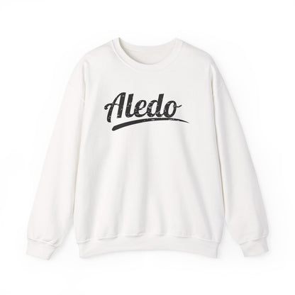 Aledo Crewneck Sweatshirt — Classic Script Town Pride Pullover