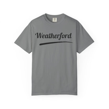 Weatherford Roos Distressed Signature Tee – Game Day Mom Spirit Shirt