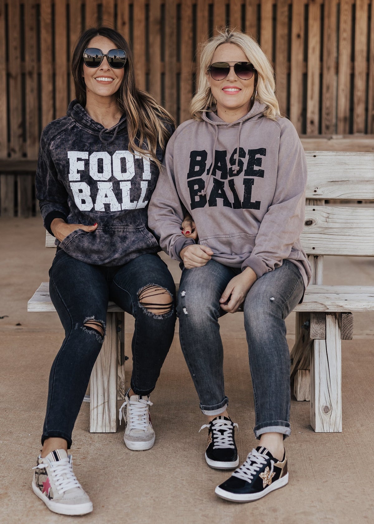 Pre-Order: Baseball Vintage Raglan Hoodie in Zinc
