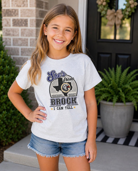 Brock Eagles Youth Tee – Vintage Graphic Kids Shirt