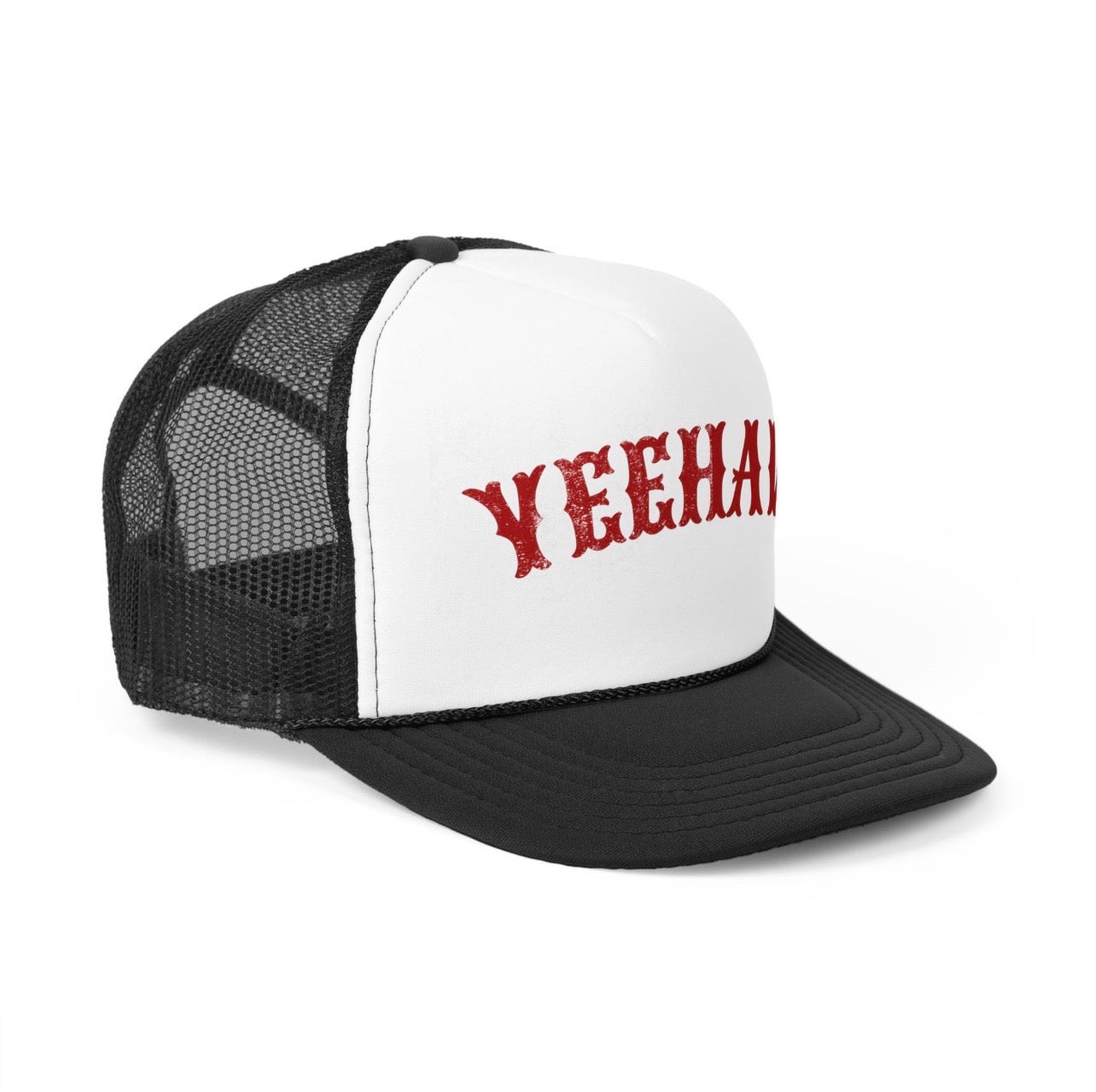 Yeehaw Trucker Hat — Vintage Western Mesh Cap