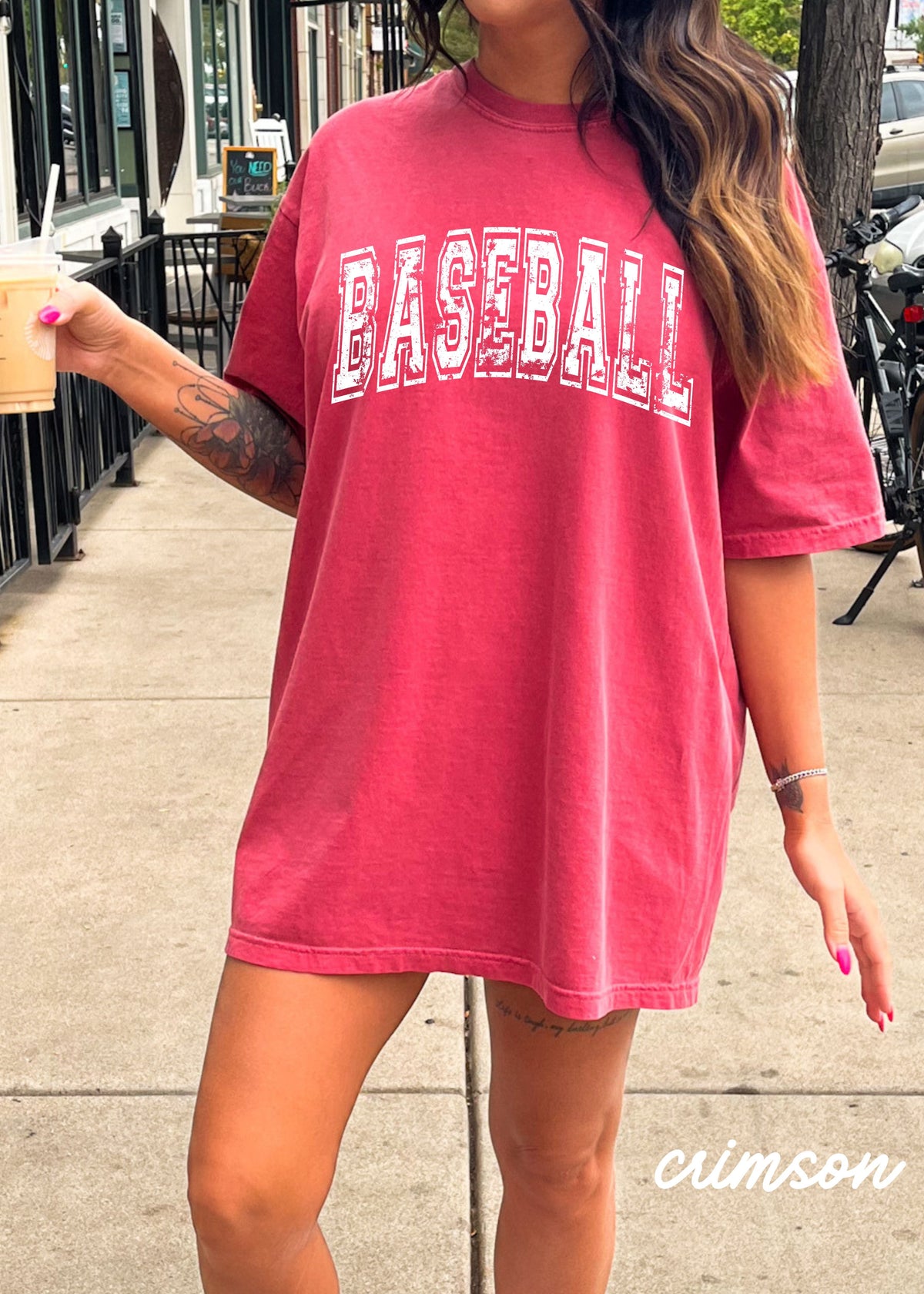 Baseball Tee *8 Colors (S-3X)
