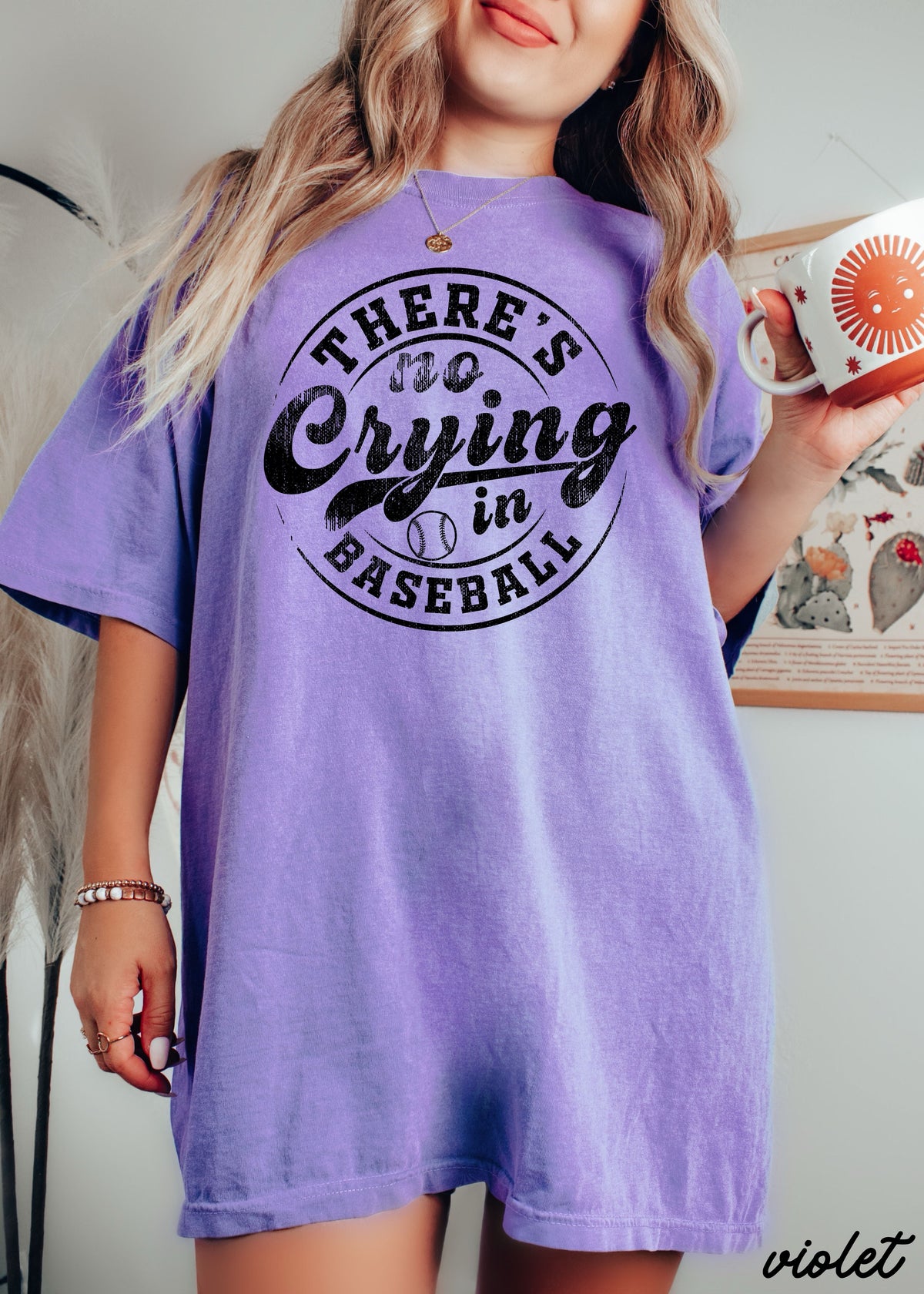 No Crying in Baseball Tee *11 Colors (S-3X)