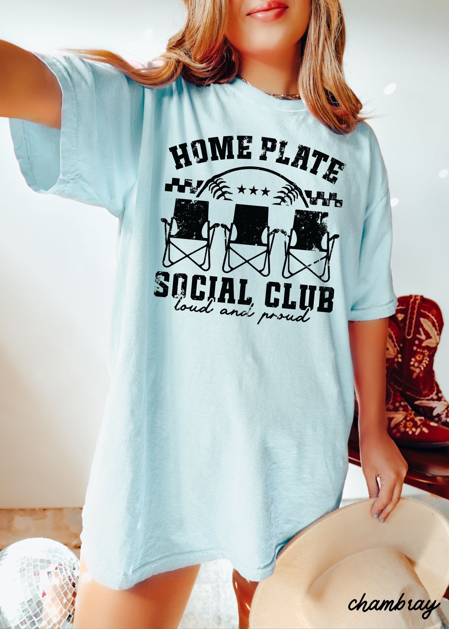 Home Plate Social Club Tee *17 Colors (S-3X) 1