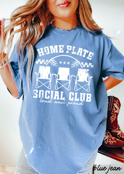 Home Plate Social Club Tee *17 Colors (S-3X) 1