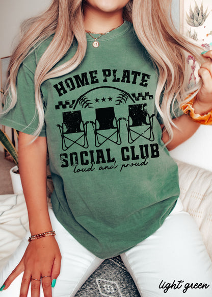 Home Plate Social Club Tee *17 Colors (S-3X) 1