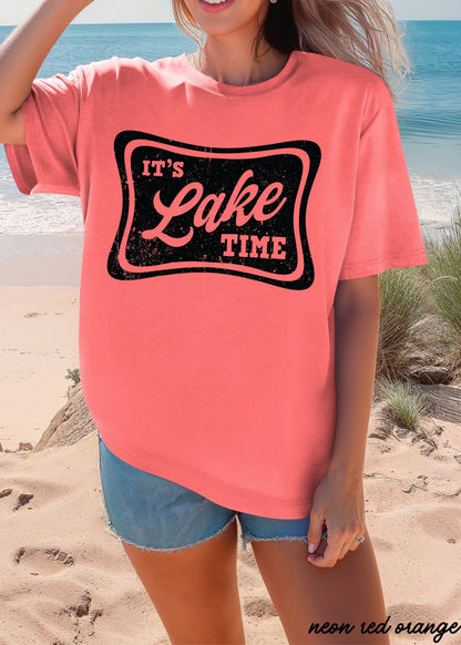 Lake Time Tee *16 Colors (S-3X)