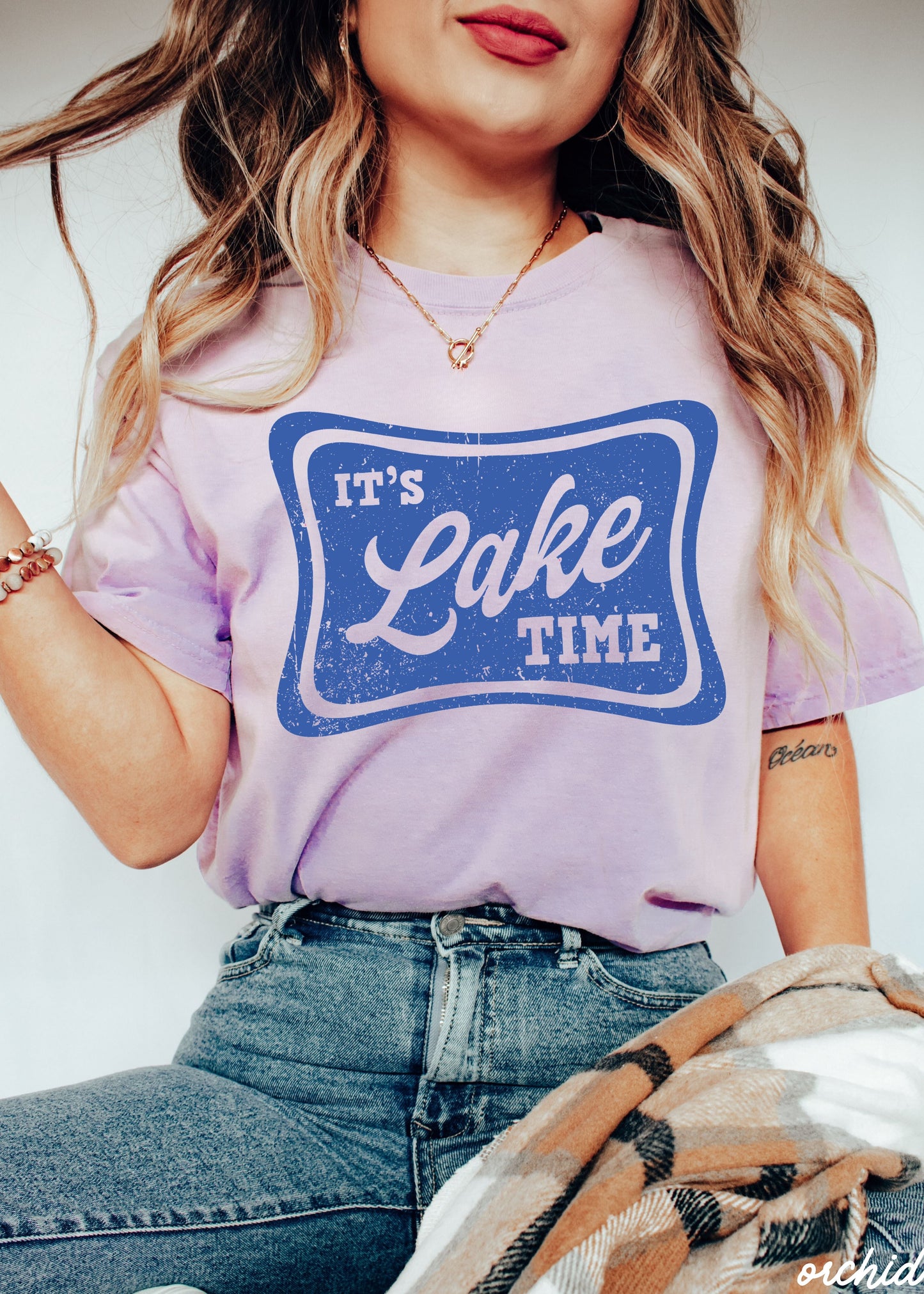Lake Time Tee *16 Colors (S-3X)