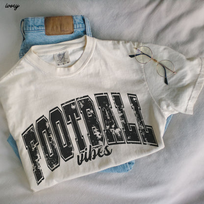 Football Vibes Tee *14 Colors (S-3X)