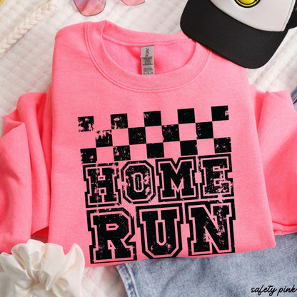Pre-Order: Home Run Checkered Sweatshirt