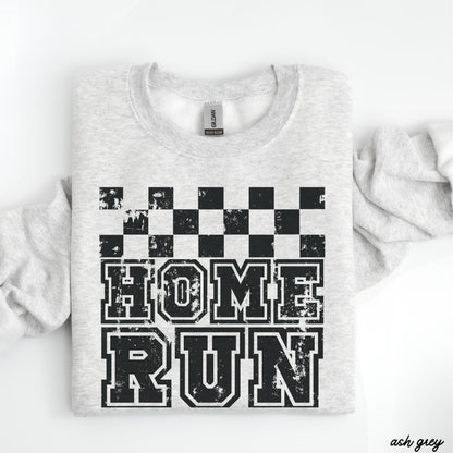 Pre-Order: Home Run Checkered Sweatshirt