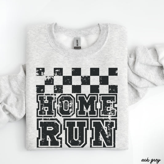 Pre-Order: Home Run Checkered Sweatshirt