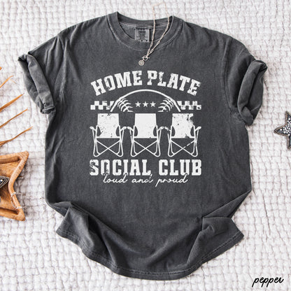 Home Plate Social Club Tee *17 Colors (S-3X) 1