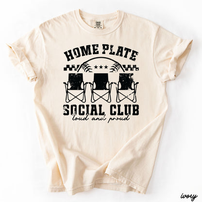 Home Plate Social Club Tee *17 Colors (S-3X) 1