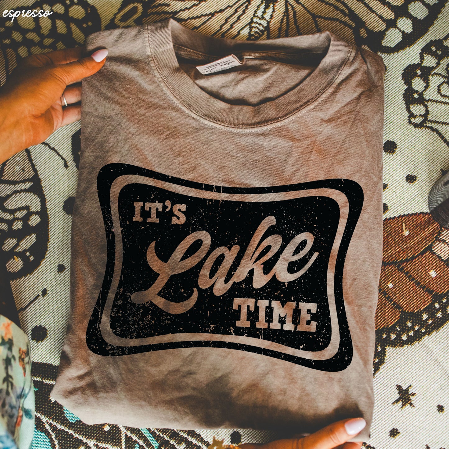 Lake Time Tee *16 Colors (S-3X)