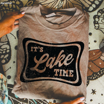 Lake Time Tee *16 Colors (S-3X)