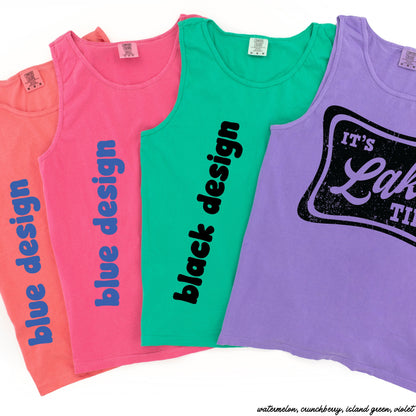 Lake Time Tank *10 Colors (S-3X)